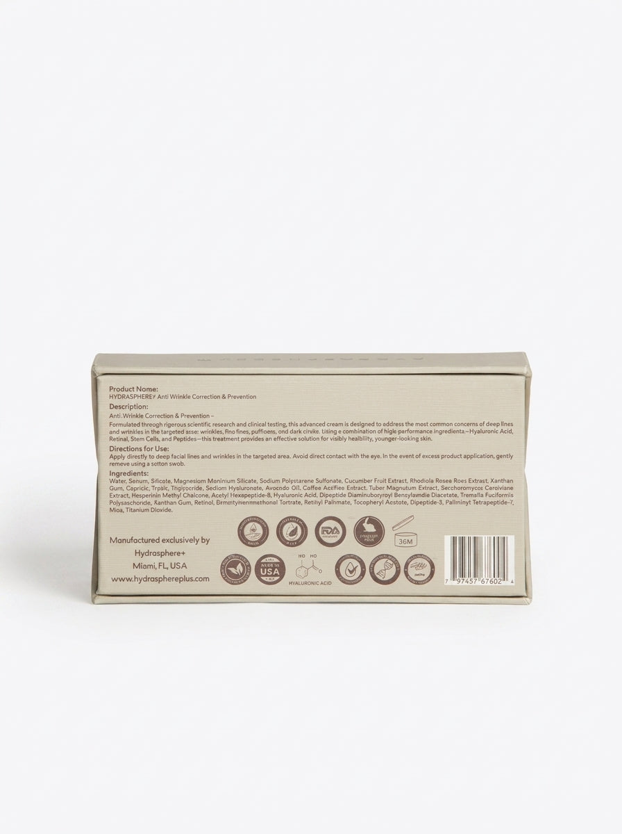 Anti Wrinkle Correction & Prevention 30g
