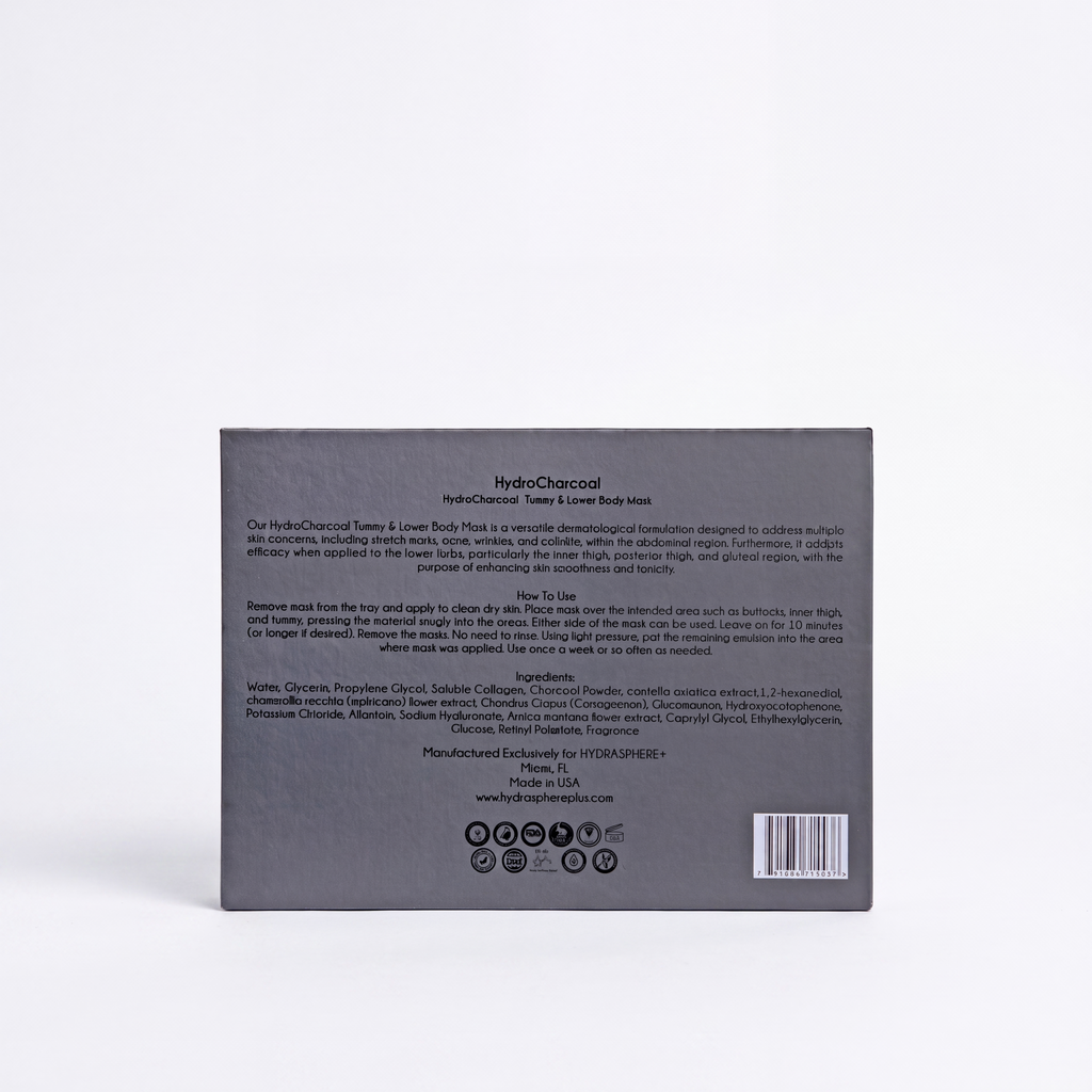 HydroCharcoal Tummy & Lower Body Mask